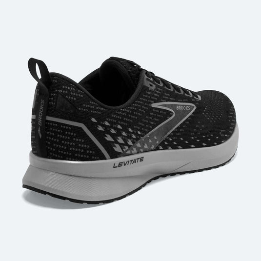 Brooks Mens Levitate 5 Running Shoes - Black/Ebony/Grey