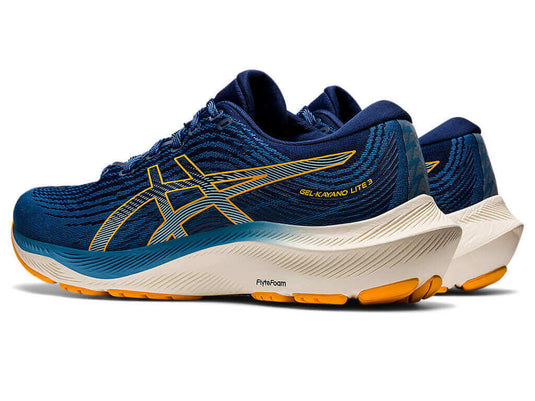 Asics Mens Gel Kayano Lite 3 Running Shoes - Azure/Amber