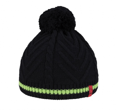 Load image into Gallery viewer, BRBL Dolomiti Merino Wool Blend Pull On BEANIE Warm Winter Hat Pom Pom Knitted
