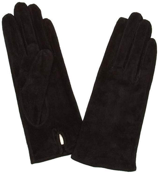 DENTS Emily Ladies Womens Plain Suede Leather Gloves