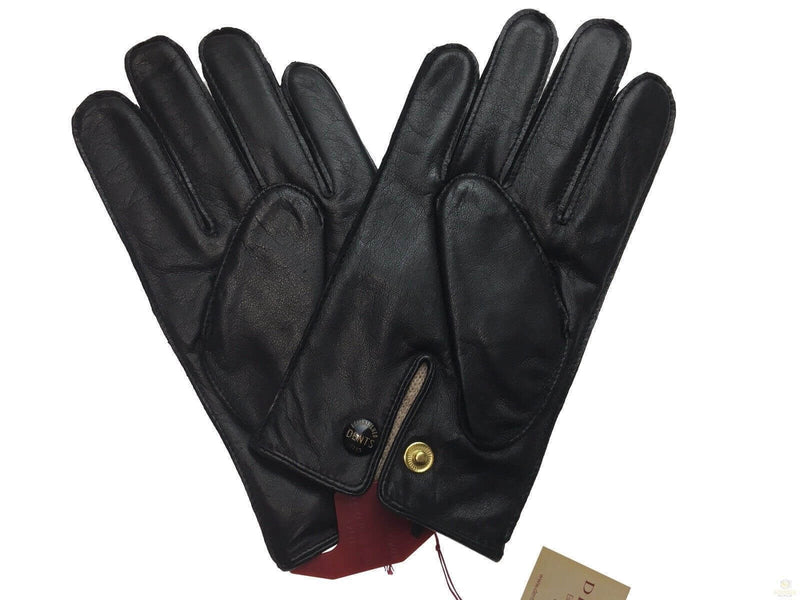 Load image into Gallery viewer, DENTS Mens Premium Kangaroo Leather Gloves Wool Lined Winter Gift - Black
