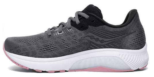 Saucony Womens Guide 14 Shoes - Charcoal/Rose