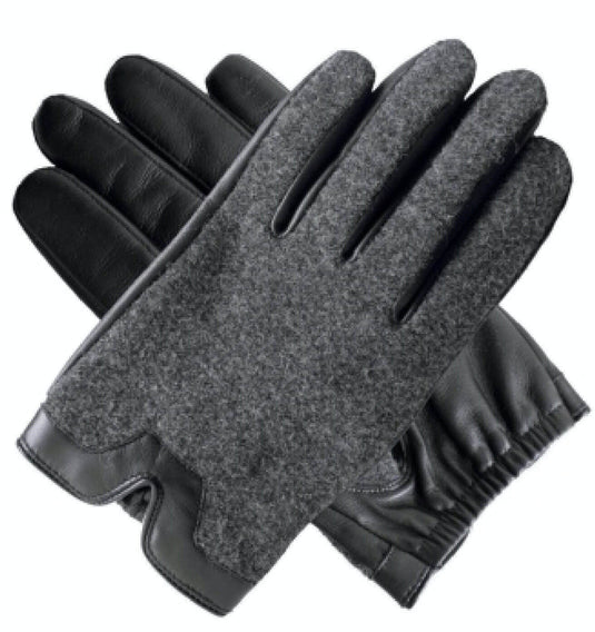 Dents Leather Wool Gloves Cashmere Fleece Lined Warm Mens Winter 75-0016