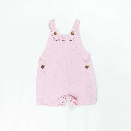 Ponchik Babies + Kids - Cotton Dungaree Overalls - Lemonade