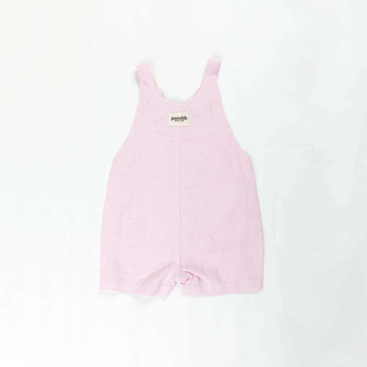 Ponchik Babies + Kids - Cotton Dungaree Overalls - Lemonade