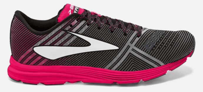 Brooks Womens Hyperion Running Shoes - Black/Diva Pink