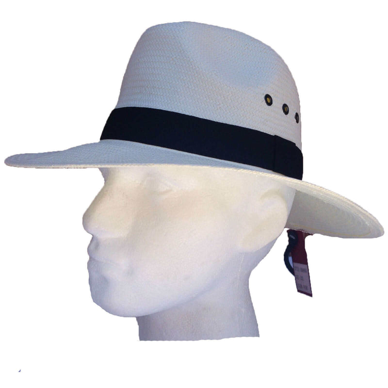 Load image into Gallery viewer, DENTS Woven Paper Braid FEDORA Hat with Band Trilby PANAMA Sun Summer
