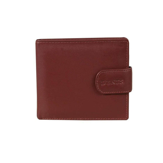 DENTS WALLET Genuine Italian LEATHER Mens Credit Card Holder Bifold GIFT BOX