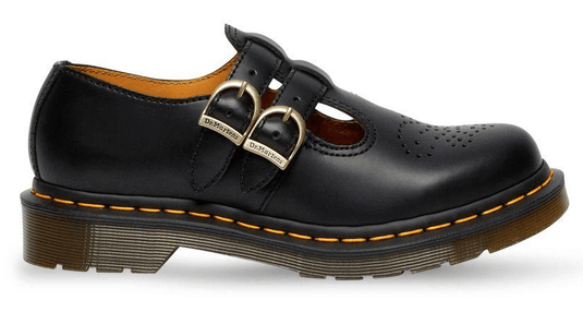 Dr. Martens 8065 Double Strap Mary Jane Shoes Flats Leather School Style Sandals | Adventureco