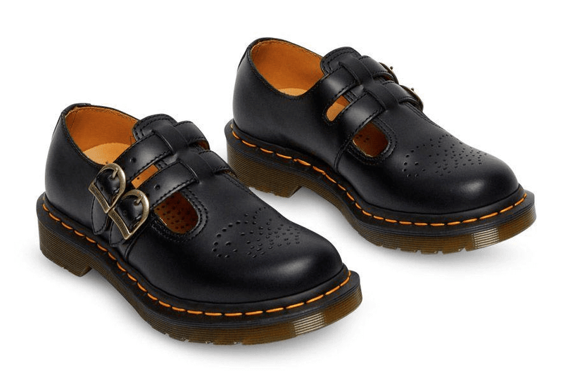 Load image into Gallery viewer, Dr. Martens 8065 Double Strap Mary Jane Shoes Flats Leather School Style Sandals
