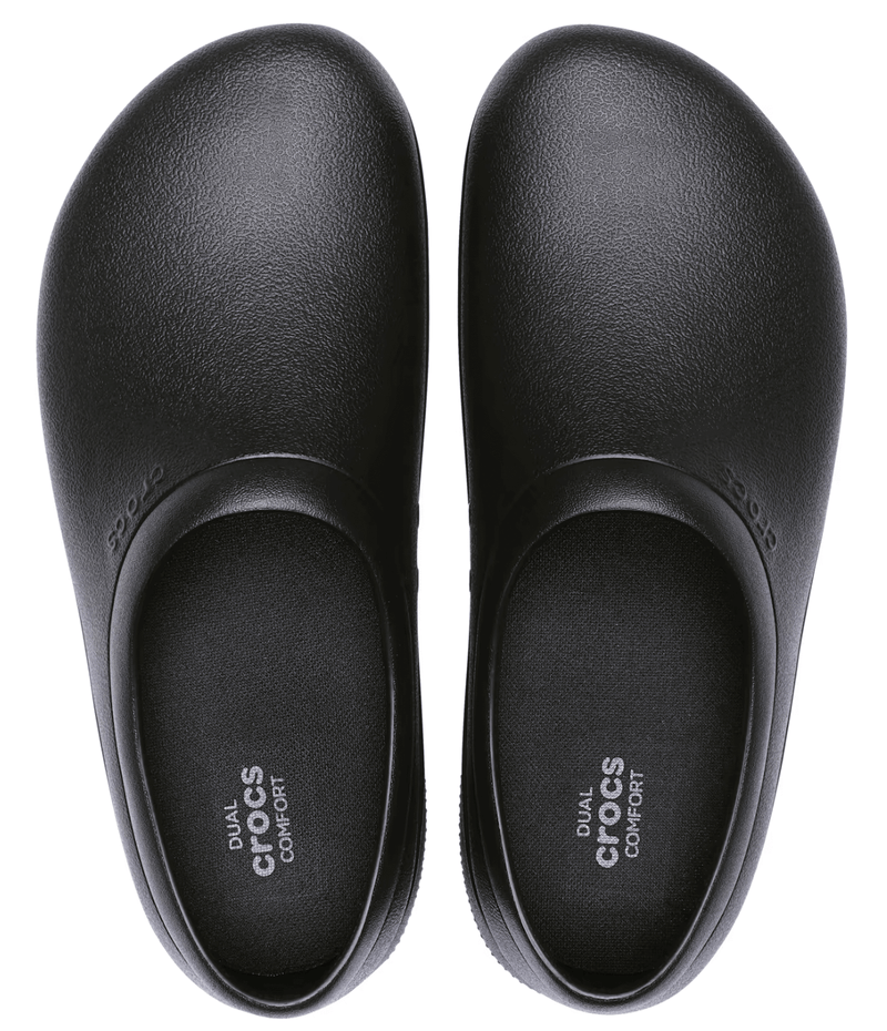 Load image into Gallery viewer, Crocs Mens On-The-Clock Work Slip-On - Black
