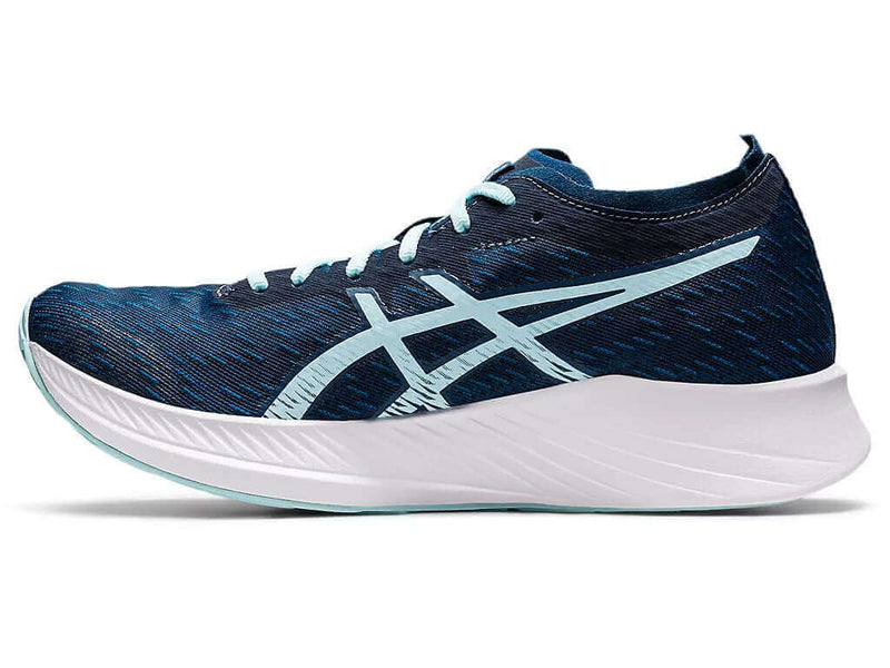 Load image into Gallery viewer, Asics Womens Magic Speed Neutral Running Shoes Runners - Mako Blue/Clear Blue
