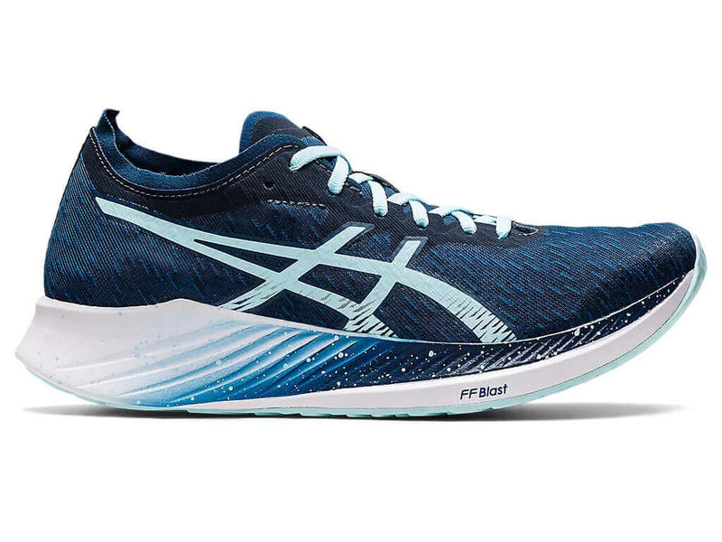 Load image into Gallery viewer, Asics Womens Magic Speed Neutral Running Shoes Runners - Mako Blue/Clear Blue
