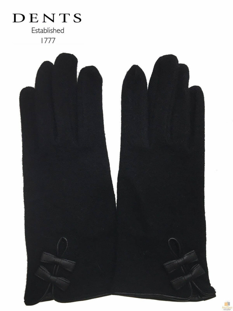 Load image into Gallery viewer, DENTS Fleece Soft Glove with Bow Detail Warm Winter Elegant Ladies Womens BR201 | Adventureco
