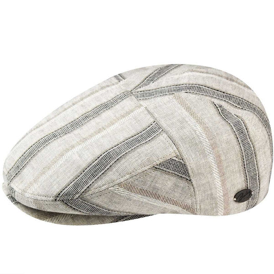 Bailey Mens Strader Ivy Flat Cap Good for Autumn/Winter Season - Beige