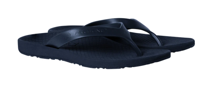 Load image into Gallery viewer, ARCHLINE Flip Flops Orthotic Thongs Arch Support Shoes Footwear - Navy
