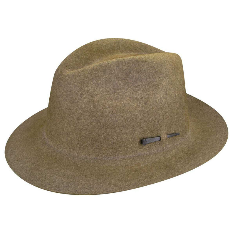 Load image into Gallery viewer, Bailey Atmore Fedora Trilby Hat LiteFelt - Brown
