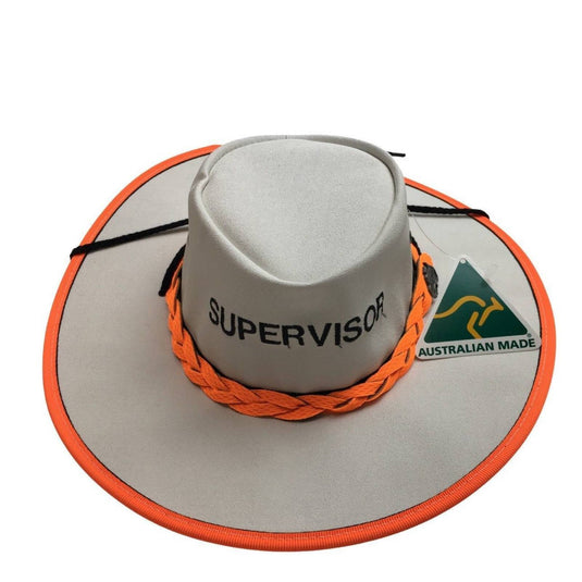 JACARU Hi Vis Safety SUPERVISOR Explorer Sun Hat UV Protection Water Resistant | Adventureco