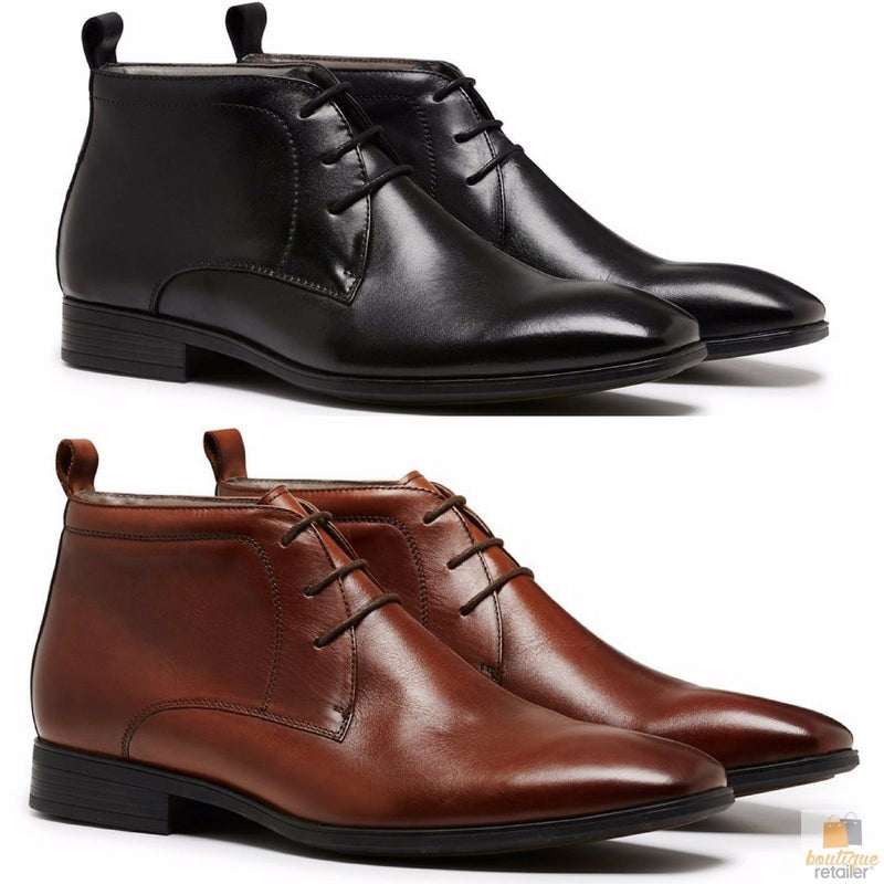 Load image into Gallery viewer, JULIUS MARLOW HUB Leather Boots Dress Work Formal Business Shoes Chukka
