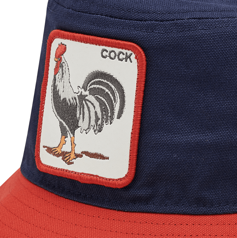 Load image into Gallery viewer, Goorin Brothers Mens Americana Bucket Hat 100% Cotton Animal Series - Navy | Adventureco
