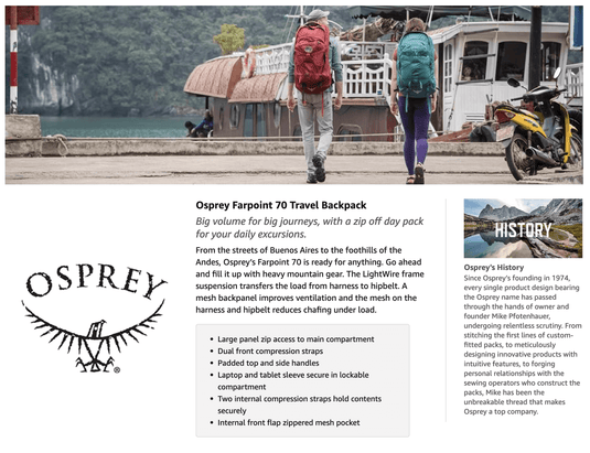 Osprey Farpoint 70 Mens Travel Backpack - Jasper Red