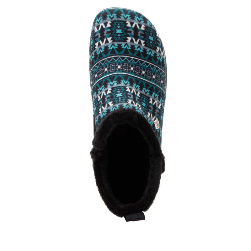 Load image into Gallery viewer, Alegria Cozee Santa Fe Slippers Shoes Warm Cozy - Teal
