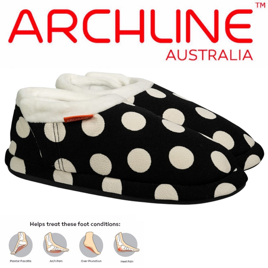 ARCHLINE Orthotic Slippers CLOSED Arch Scuffs | Adventureco