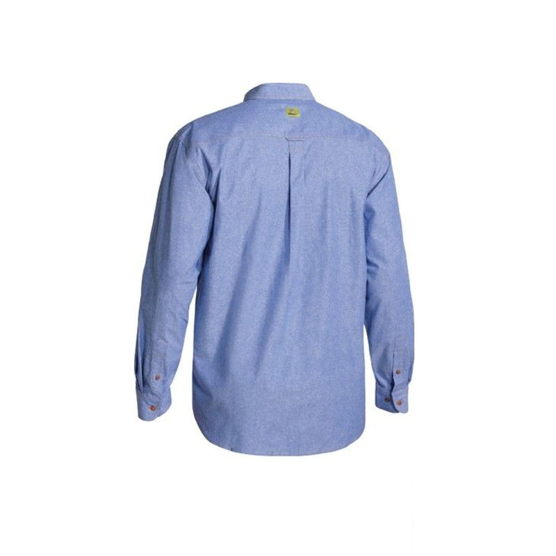 Load image into Gallery viewer, BISLEY Insect Protection Repellent Long Sleeve Casual Shirt Fishing Camping - Blue | Adventureco
