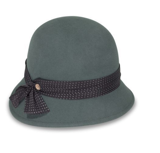 Load image into Gallery viewer, GOORIN BROTHERS Jessica Rogers Cloche Hat Floppy Wool Felt 105-5587 Ladies Cap
