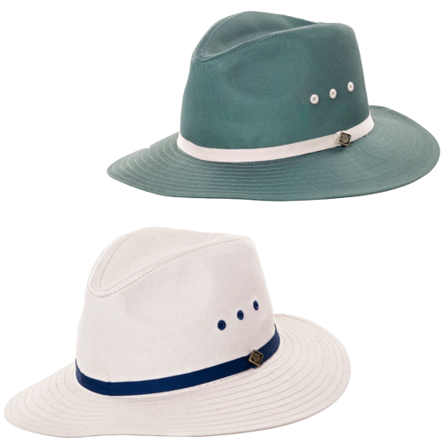 Load image into Gallery viewer, GOORIN BROTHERS Breakwater Beach Summer Cotton Fedora Hat Cap Bros 600-9503
