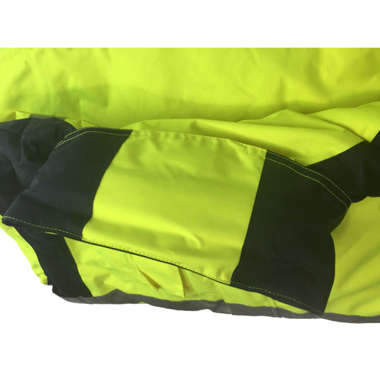 HUSKI Miner Hi Vis Waterproof Jacket Industrial Workwear Reflective 918015