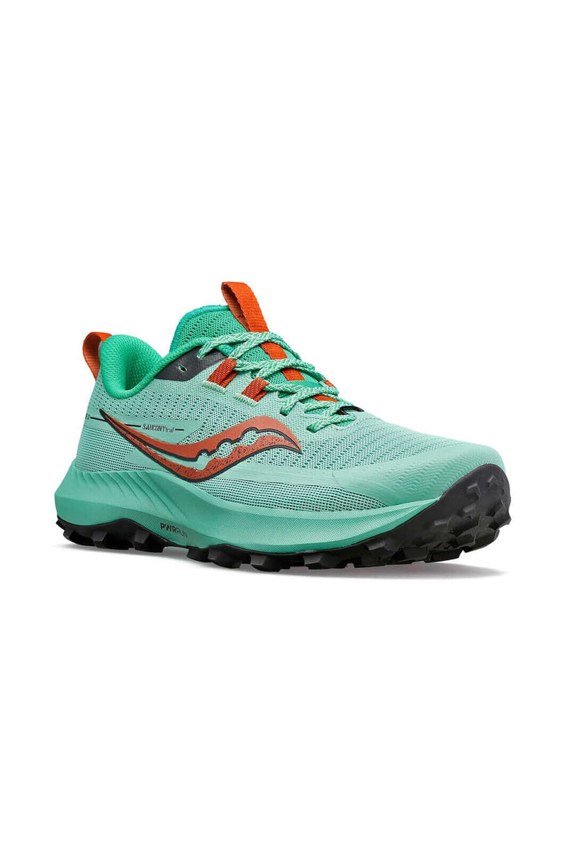 Load image into Gallery viewer, Saucony Womens Peregrine 13 Trail Running Shoes - Sprig/Canopy
