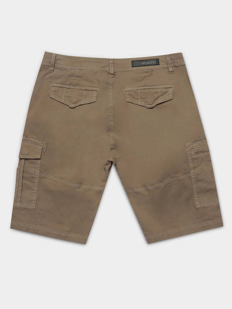 Load image into Gallery viewer, Henleys Mens Leon Cargo Shorts - Desert Sand
