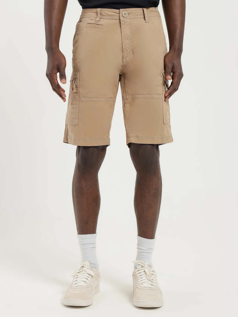 Load image into Gallery viewer, Henleys Mens Leon Cargo Shorts - Desert Sand
