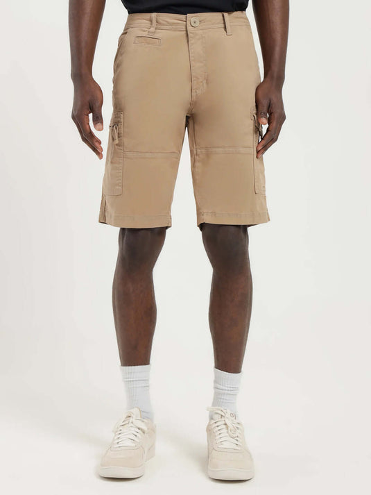 Henleys Mens Leon Cargo Shorts - Desert Sand