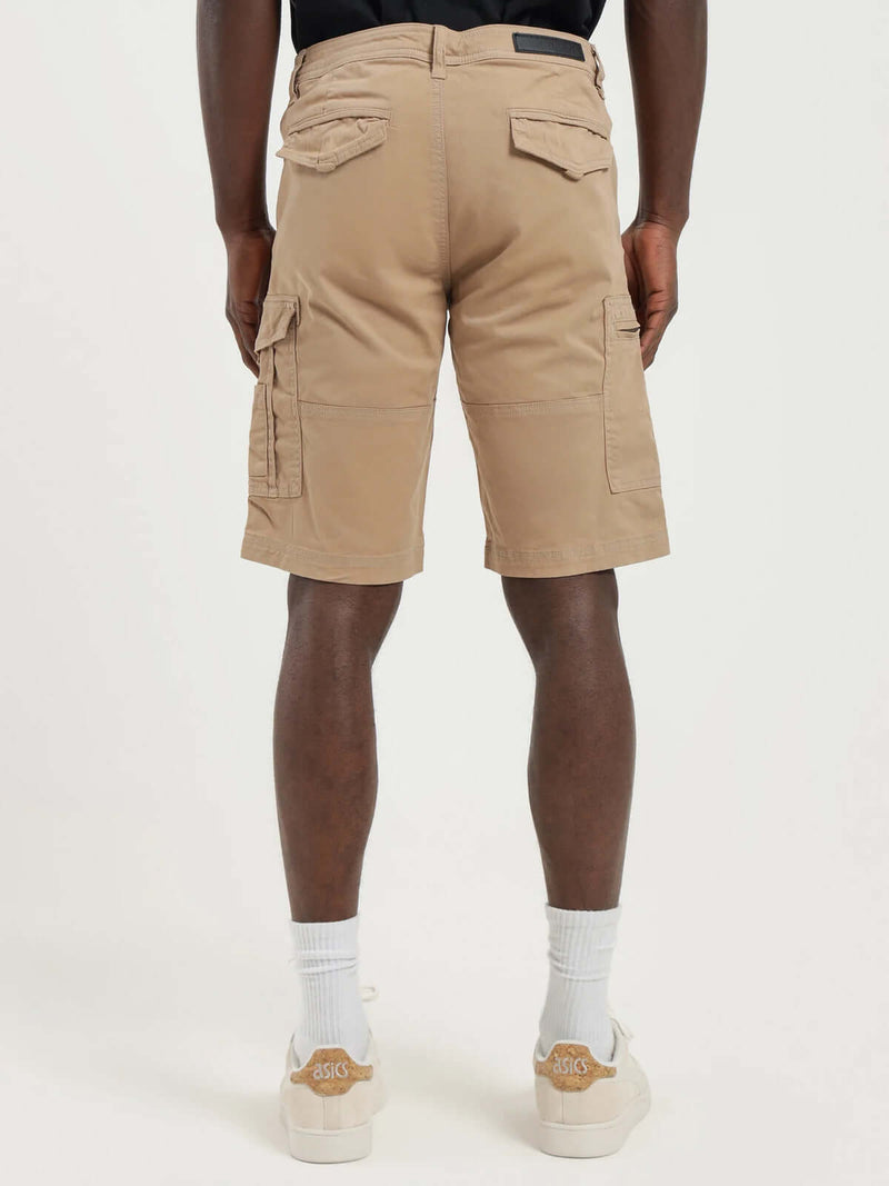 Load image into Gallery viewer, Henleys Mens Leon Cargo Shorts - Desert Sand
