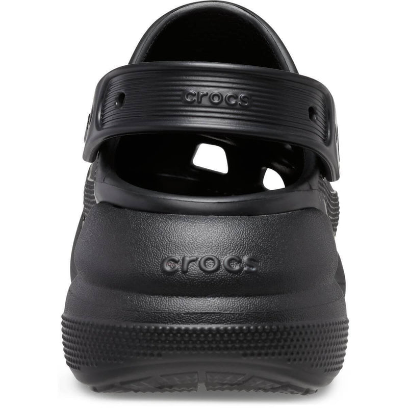 Load image into Gallery viewer, Crocs Classic Crush Platform Clog Sandals - Black | Adventureco
