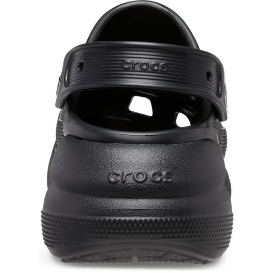 Crocs Classic Crush Platform Clog Sandals - Black | Adventureco