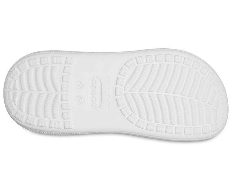 Load image into Gallery viewer, Crocs Classic Crush Platform Clogs Sandals - White
