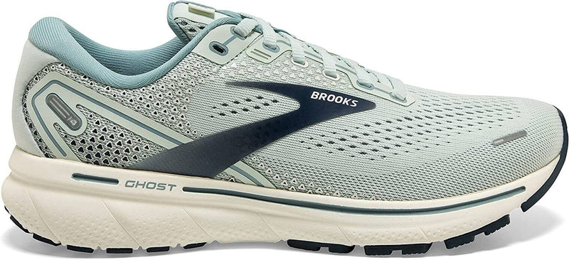 Load image into Gallery viewer, Brooks Ghost 14 Womens Running Shoes - Aqua/Whisper White/Navy
