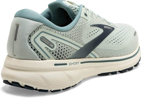 Brooks Ghost 14 Womens Running Shoes - Aqua/Whisper White/Navy