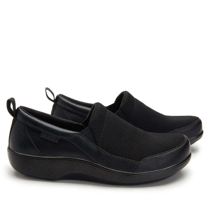 Alegria TRAQ Melodiq Loafer Slip On Shoe Sneaker - Black Out