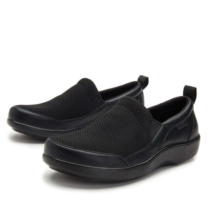 Load image into Gallery viewer, Alegria TRAQ Melodiq Loafer Slip On Shoe Sneaker - Black Out
