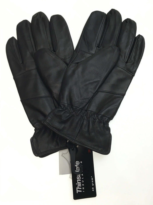 3M THINSULATE Mens Genuine Leather Gloves Patch Thermal Lining Warm Winter