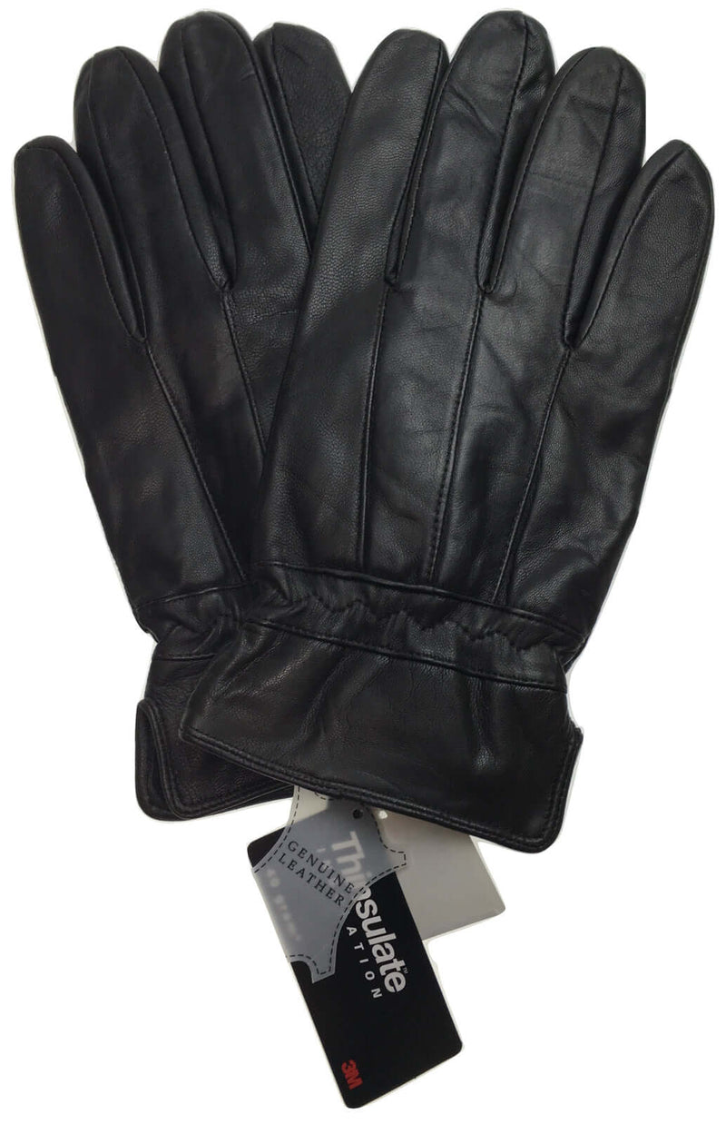 Load image into Gallery viewer, 3M THINSULATE Mens Genuine Leather Gloves Patch Thermal Lining Warm Winter
