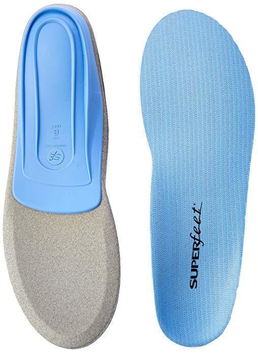 SUPERFEET Insoles Inserts Orthotics Arch Support Cushion BLUE Support
