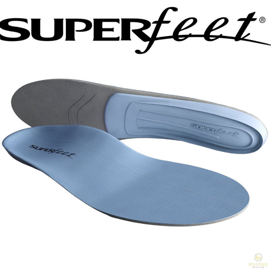 SUPERFEET Insoles Inserts Orthotics Arch Support Cushion BLUE Support | Adventureco