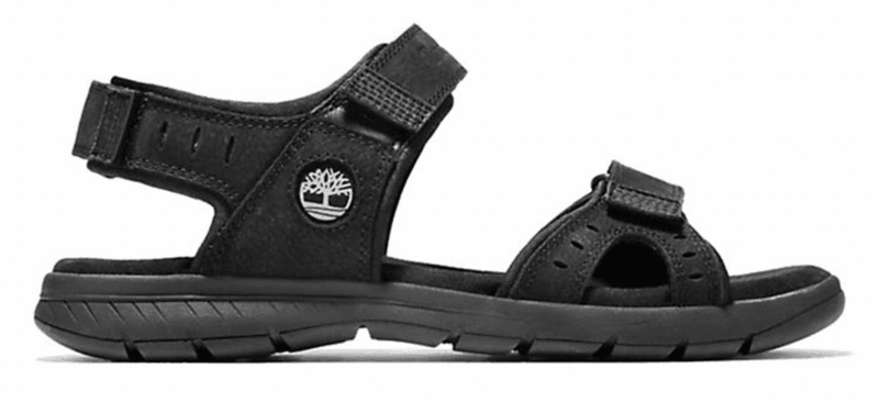 Load image into Gallery viewer, Timberland Mens Slip-On Leather Sandals Footwear - Black Nubuck
