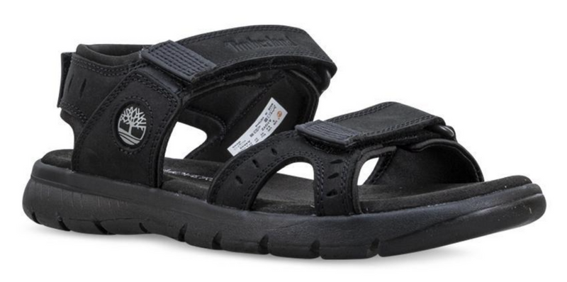 Load image into Gallery viewer, Timberland Mens Slip-On Leather Sandals Footwear - Black Nubuck
