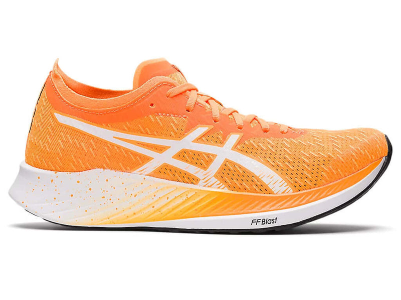 Load image into Gallery viewer, Asics Womens Magic Speed Running Shoes - Orange/Pop White | Adventureco
